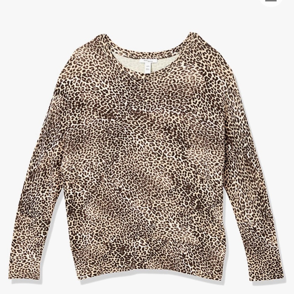 Daily Ritual Supersoft Leopard Terry Dolman cuff